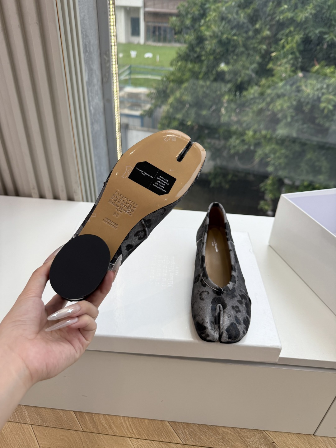 G077顶级品质Maison Margiel秋冬新款tabi分趾靴单鞋 tabi分趾靴mm6夹趾鞋马吉拉分趾单鞋鞋底里 