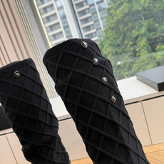 G012😀CHANEL香奈儿*小香秋冬新款毛线针织骑士靴库靴这款骑士靴真的是帅气时尚的代表马丁靴骑士靴靴筒Chanel字 G012😀CHANEL香奈儿*小香秋冬新款毛线针织骑士靴库靴这款骑士靴真的是帅气时尚的代表马丁靴骑士靴靴筒Chanel字