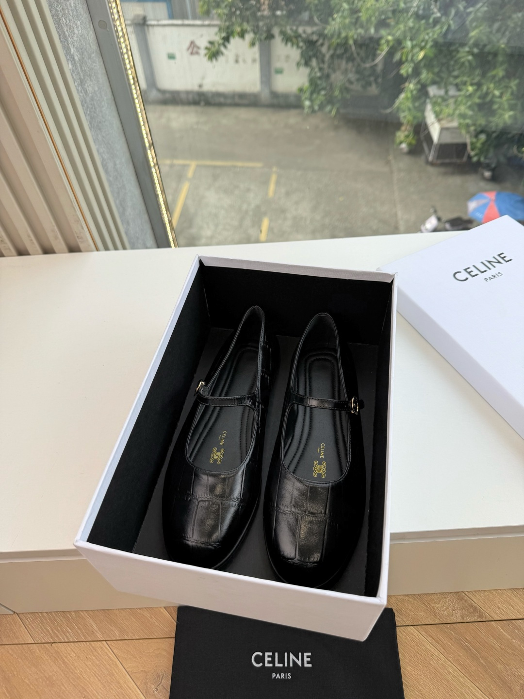 G399顶级品质 新款玛丽半拖 Celine新款包头穆勒单鞋优雅又低调迷人  上脚真的超级显瘦超级美 C家特定的精致凯旋