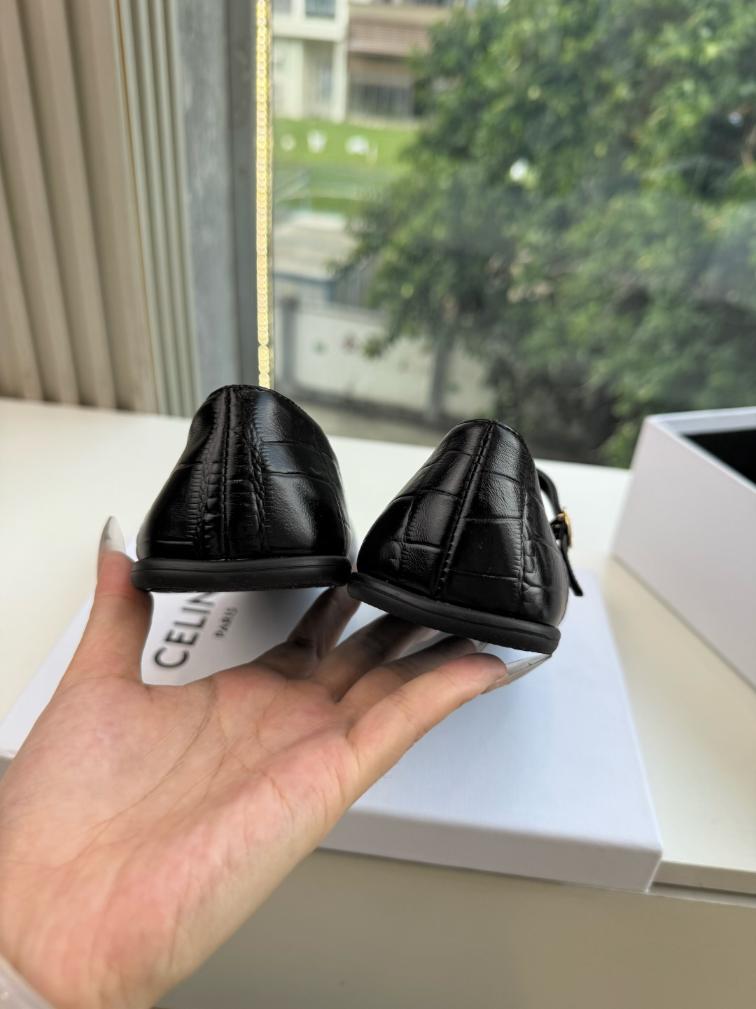 G399顶级品质 新款玛丽半拖 Celine新款包头穆勒单鞋优雅又低调迷人  上脚真的超级显瘦超级美 C家特定的精致凯旋