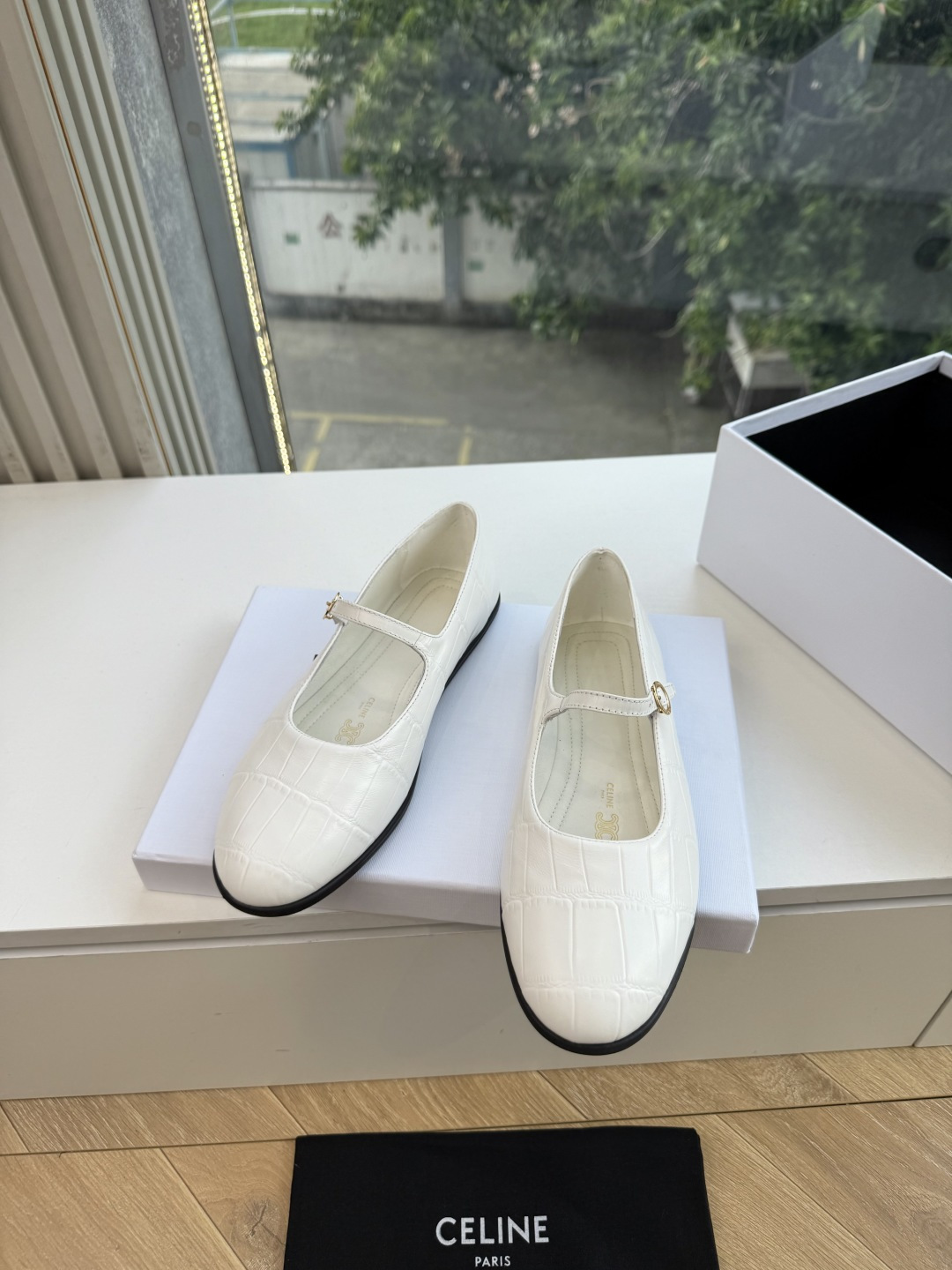 G399顶级品质 新款玛丽半拖 Celine新款包头穆勒单鞋优雅又低调迷人  上脚真的超级显瘦超级美 C家特定的精致凯旋