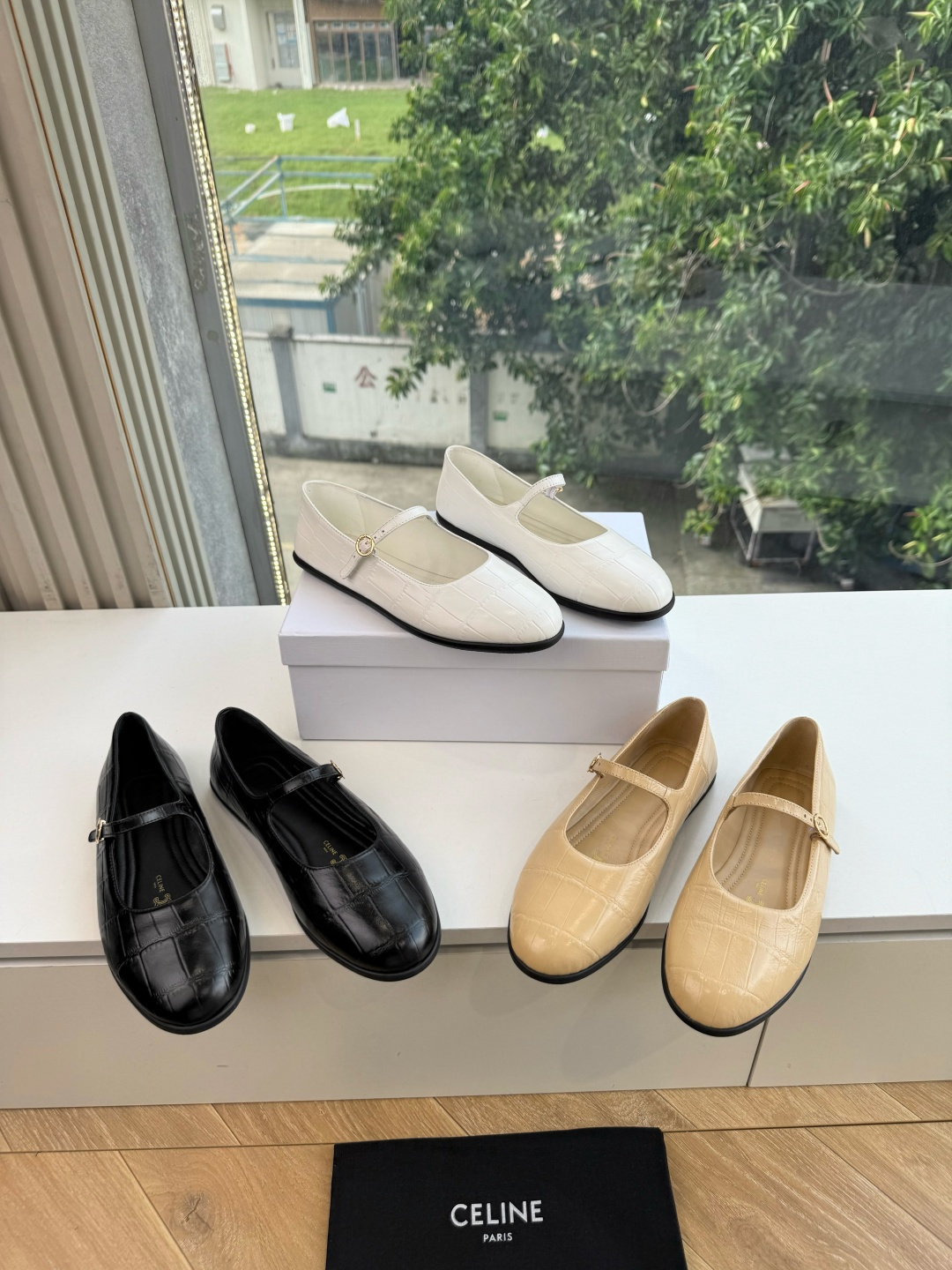 G399顶级品质 新款玛丽半拖 Celine新款包头穆勒单鞋优雅又低调迷人  上脚真的超级显瘦超级美 C家特定的精致凯旋