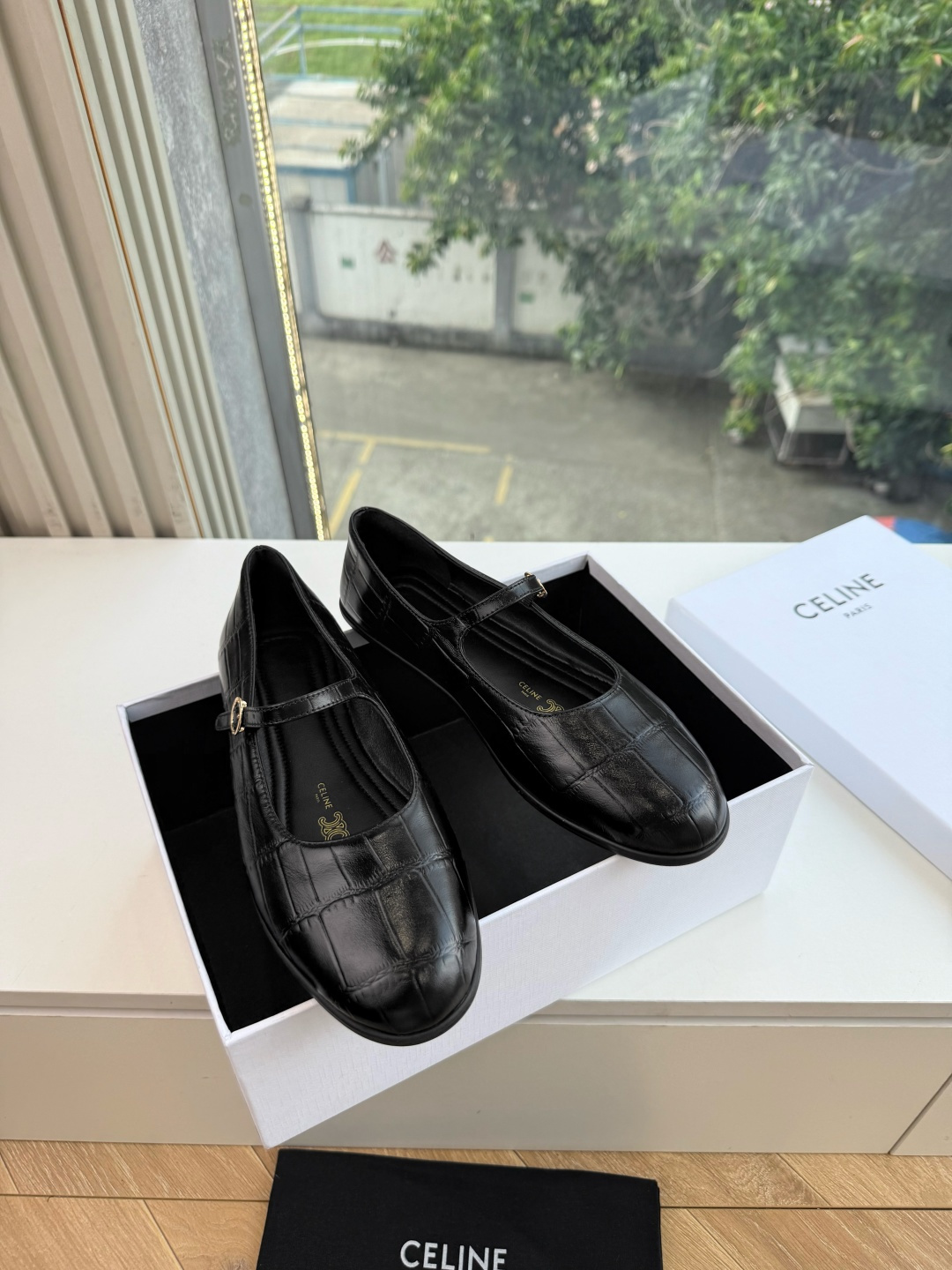 G399顶级品质 新款玛丽半拖 Celine新款包头穆勒单鞋优雅又低调迷人  上脚真的超级显瘦超级美 C家特定的精致凯旋
