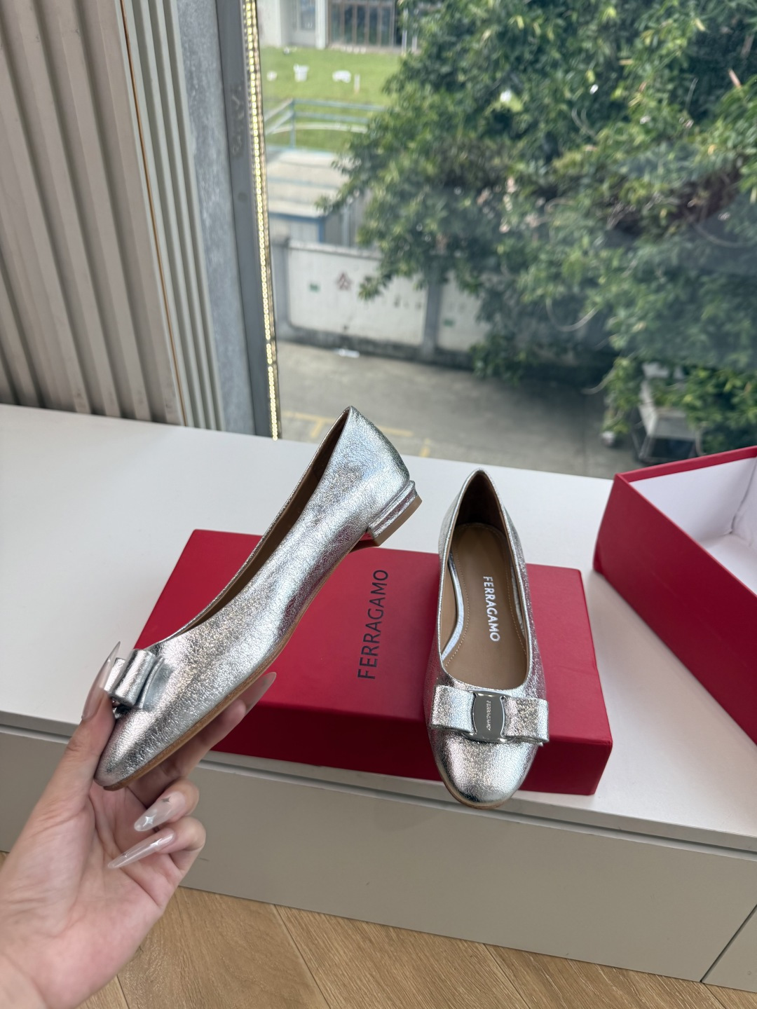 G397代购级 原版一比一复刻顶级FERRAGAMO菲拉格慕女士新版Vara铭牌玛丽珍网鞋脚果然更惊艳~蝴蝶结，集美感与