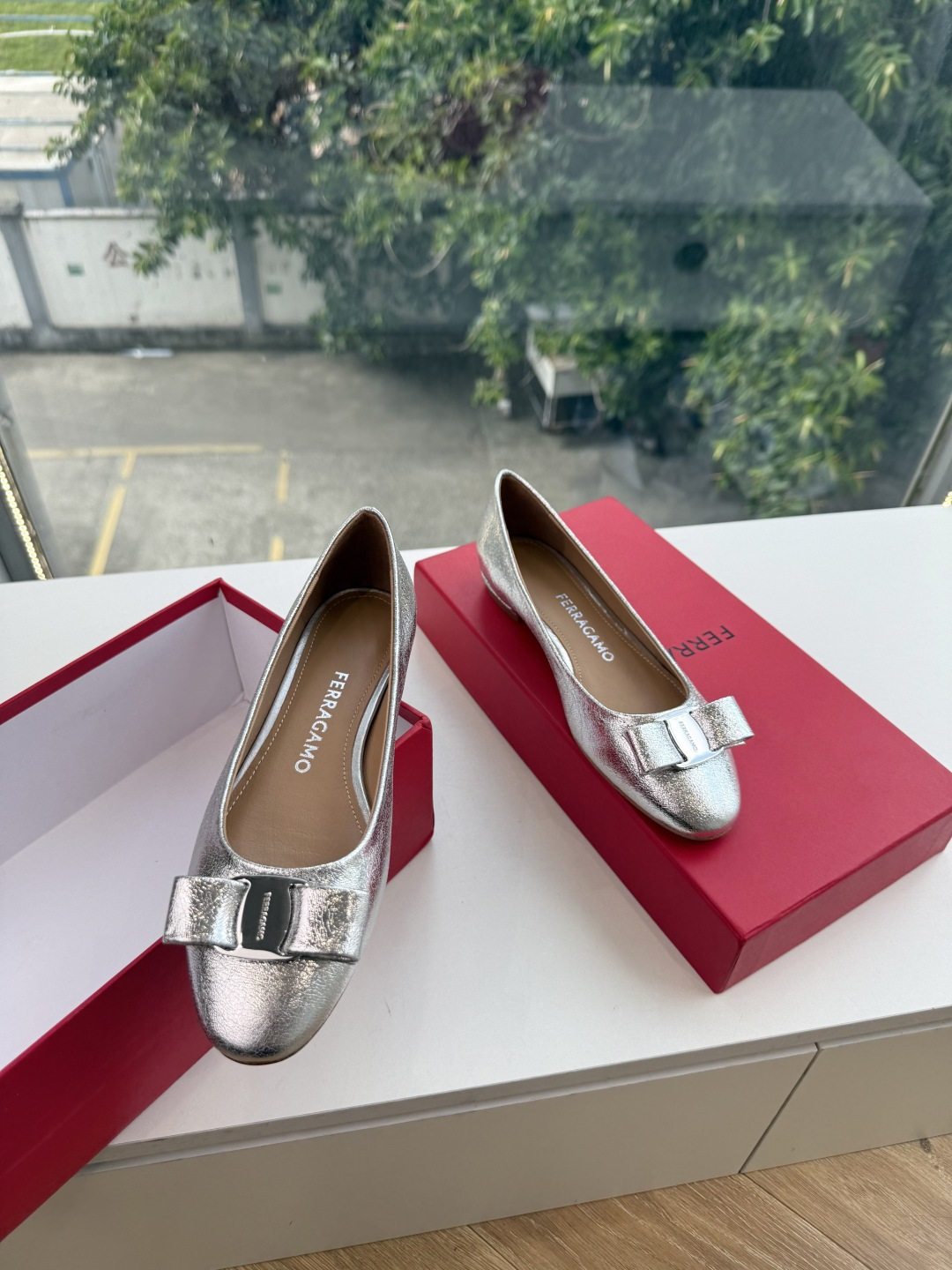 G397代购级 原版一比一复刻顶级FERRAGAMO菲拉格慕女士新版Vara铭牌玛丽珍网鞋脚果然更惊艳~蝴蝶结，集美感与