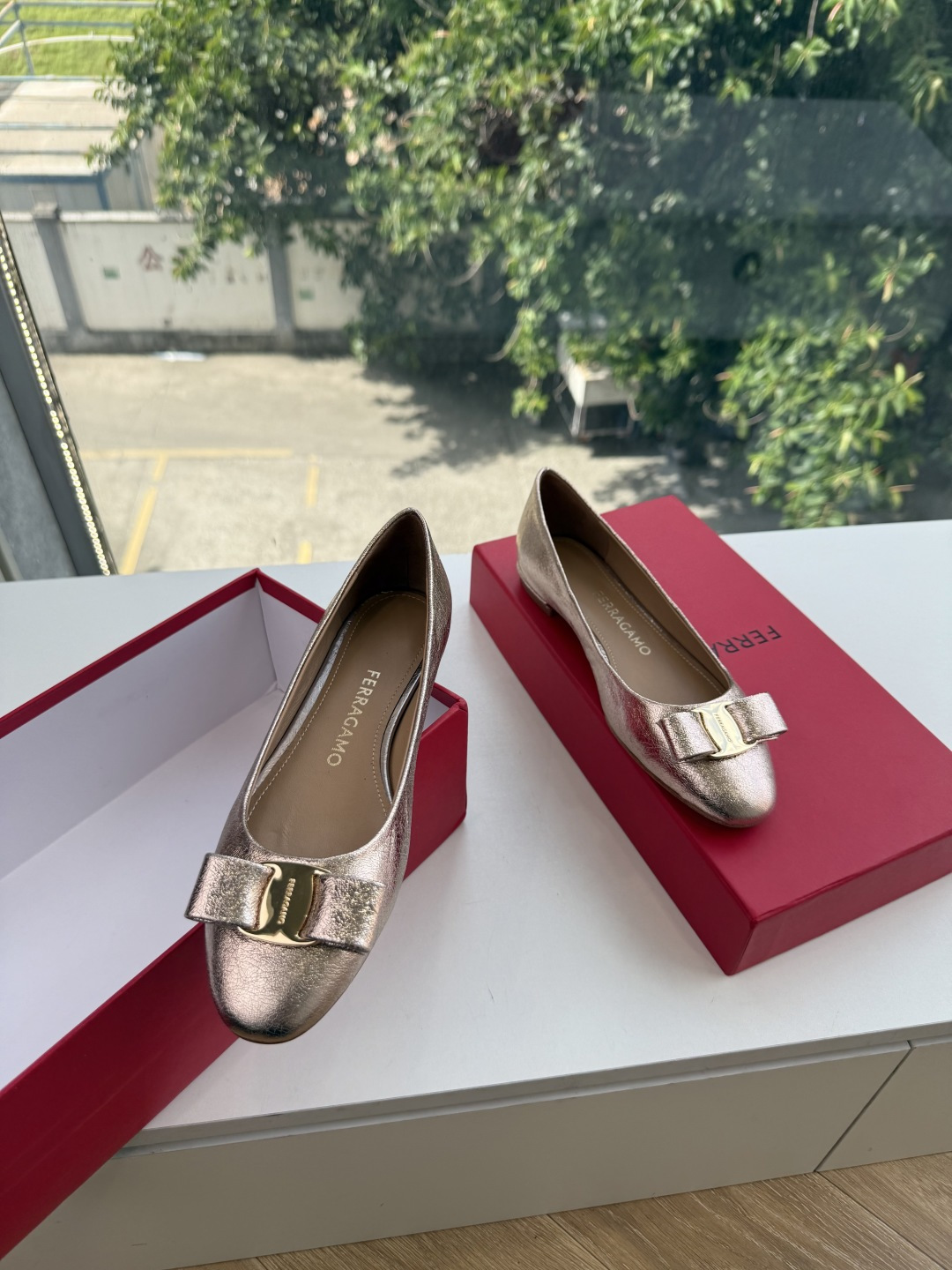 G397代购级 原版一比一复刻顶级FERRAGAMO菲拉格慕女士新版Vara铭牌玛丽珍网鞋脚果然更惊艳~蝴蝶结，集美感与