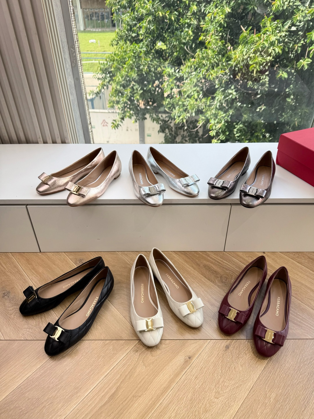 G397代购级 原版一比一复刻顶级FERRAGAMO菲拉格慕女士新版Vara铭牌玛丽珍网鞋脚果然更惊艳~蝴蝶结，集美感与