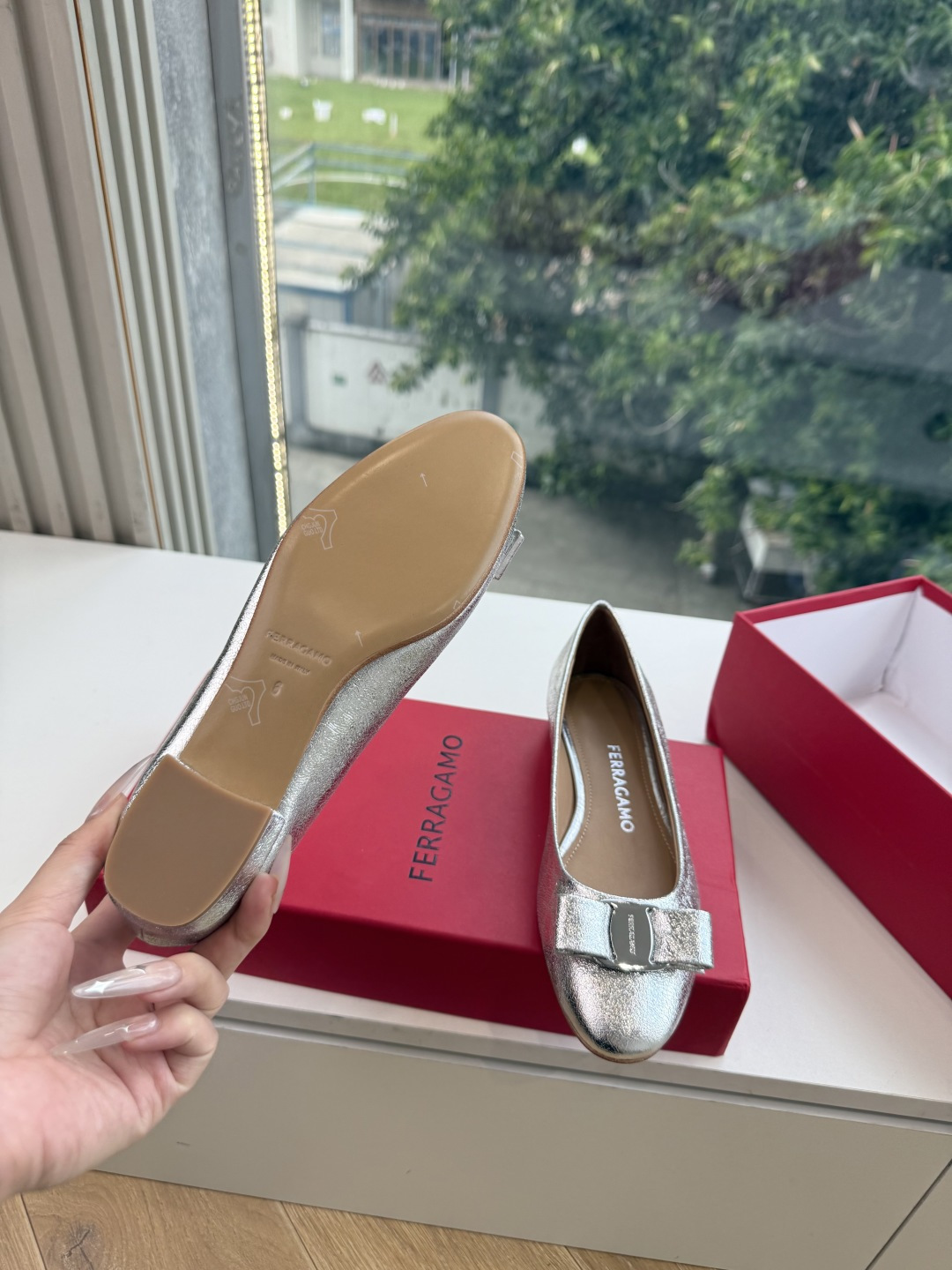 G397代购级 原版一比一复刻顶级FERRAGAMO菲拉格慕女士新版Vara铭牌玛丽珍网鞋脚果然更惊艳~蝴蝶结，集美感与