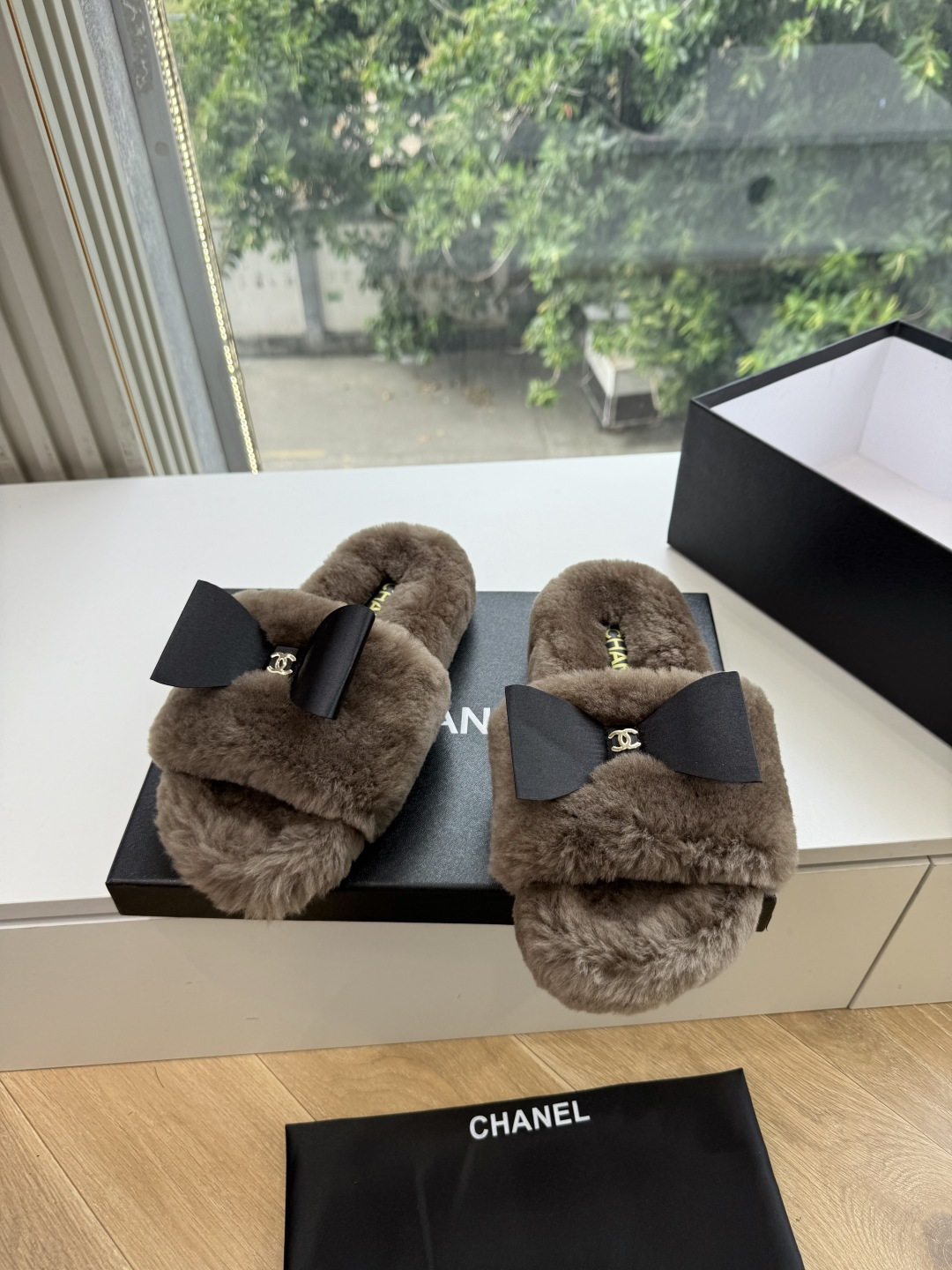 G021所见即所得代购级CHANE小香奈儿早秋玛丽珍毛毛凉鞋棉鞋 妥妥的自留款！！比经典款Slingback舒服太多啦！