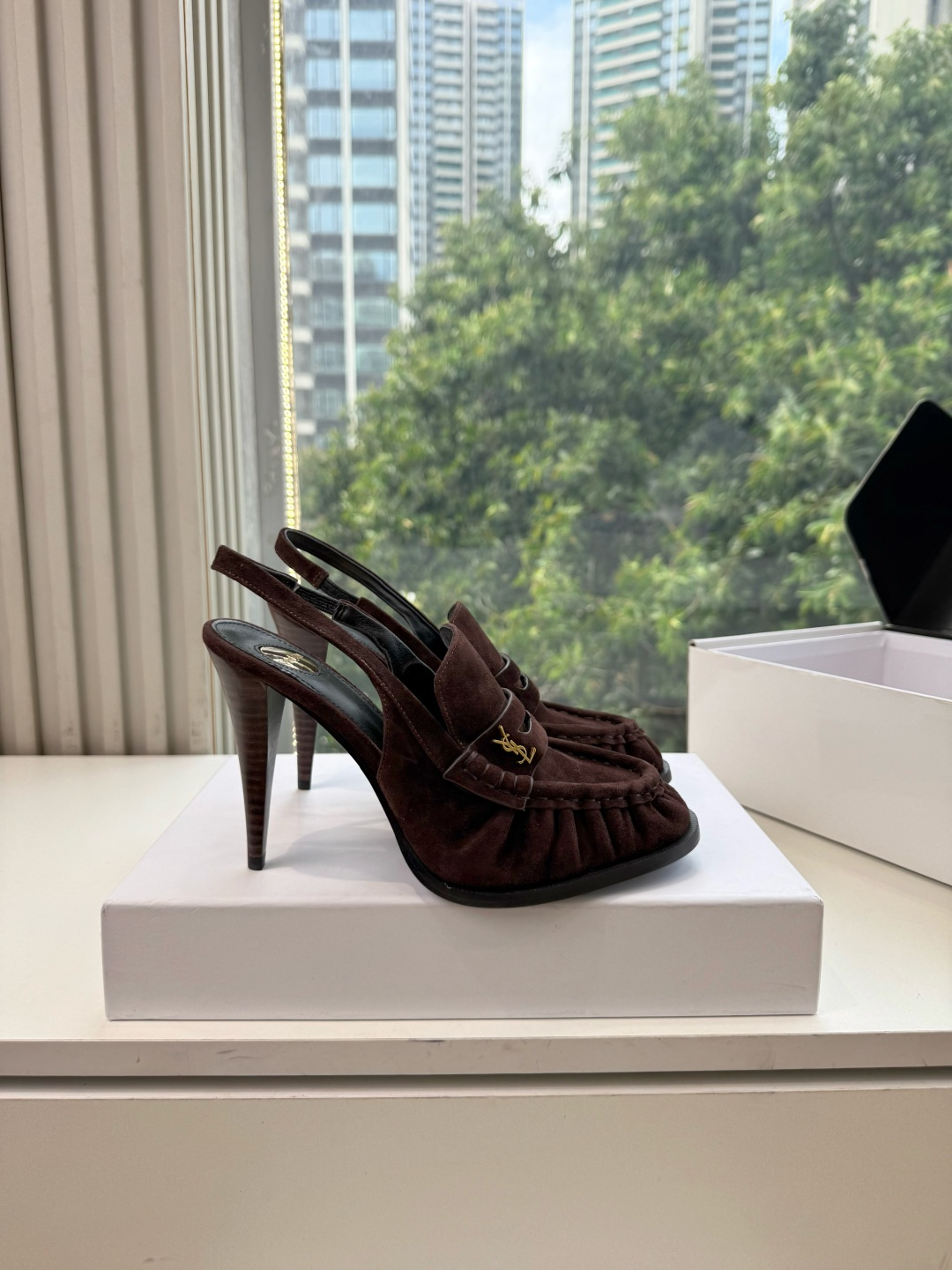 G988顶级品质Saint Laurent / 圣罗兰新款单鞋高跟鞋YSL姐姐的美丽尤物高跟鞋 又是人间圣罗兰 Rose