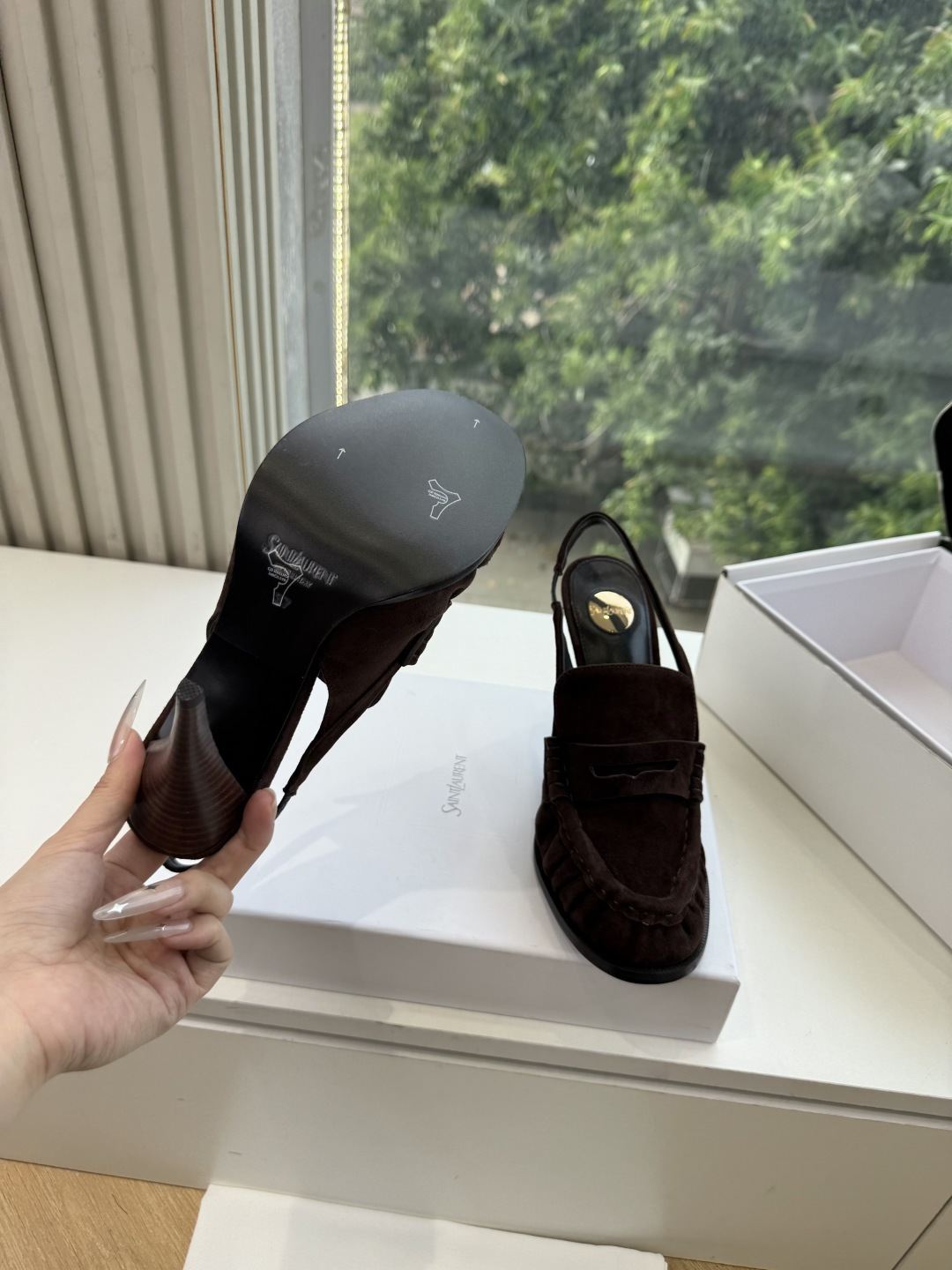 G988顶级品质Saint Laurent / 圣罗兰新款单鞋高跟鞋YSL姐姐的美丽尤物高跟鞋 又是人间圣罗兰 Rose