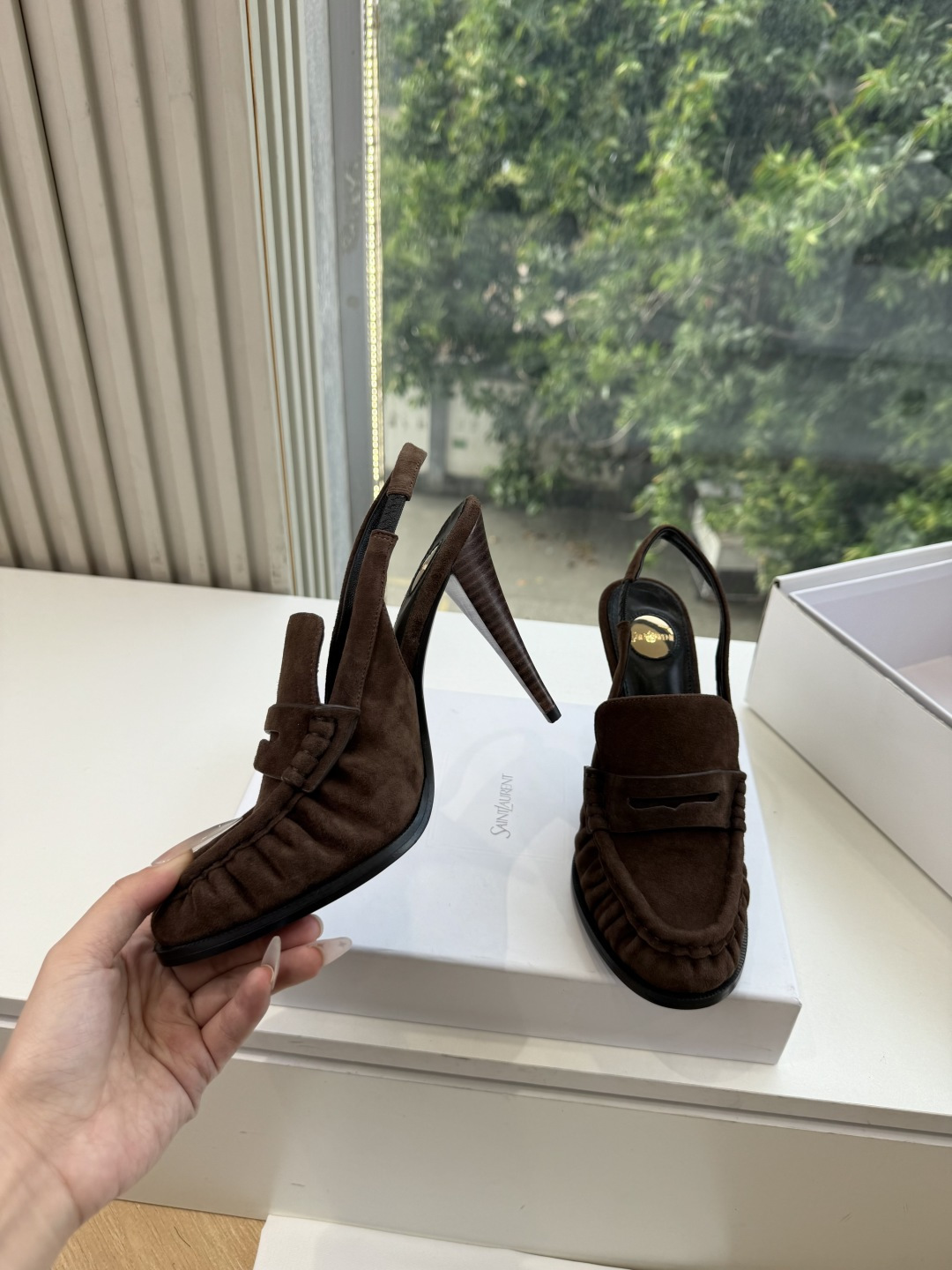 G988顶级品质Saint Laurent / 圣罗兰新款单鞋高跟鞋YSL姐姐的美丽尤物高跟鞋 又是人间圣罗兰 Rose