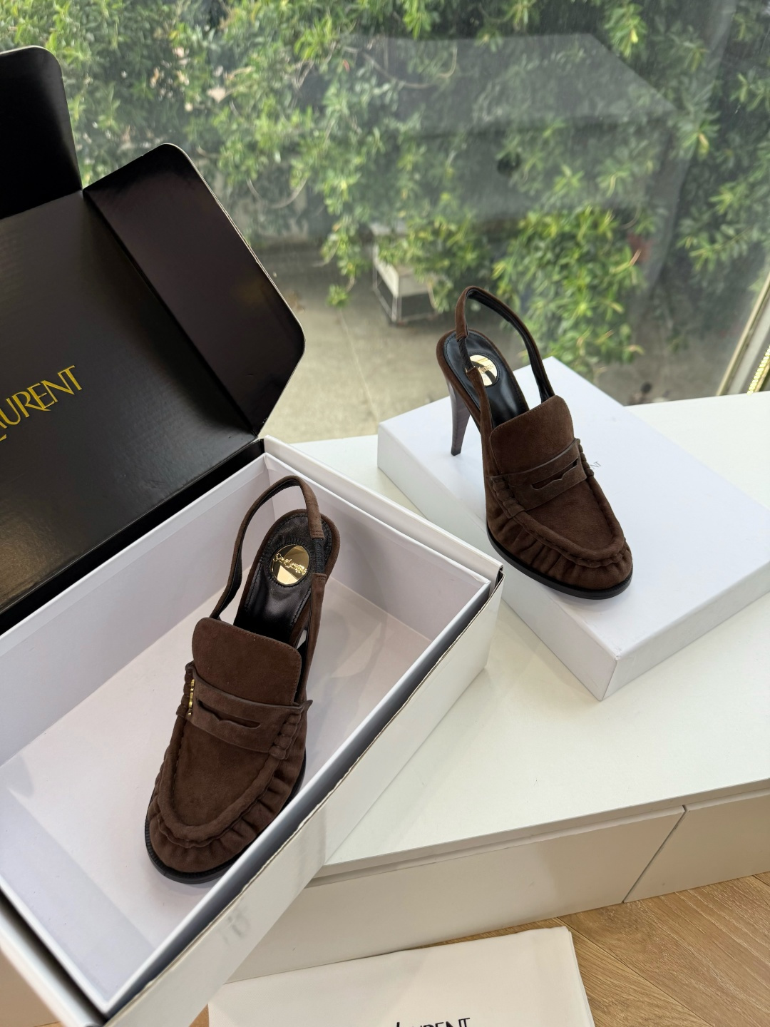 G988顶级品质Saint Laurent / 圣罗兰新款单鞋高跟鞋YSL姐姐的美丽尤物高跟鞋 又是人间圣罗兰 Rose