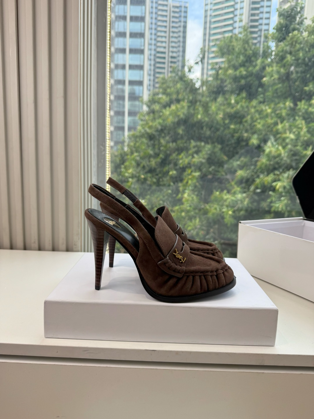 G988顶级品质Saint Laurent / 圣罗兰新款单鞋高跟鞋YSL姐姐的美丽尤物高跟鞋 又是人间圣罗兰 Rose
