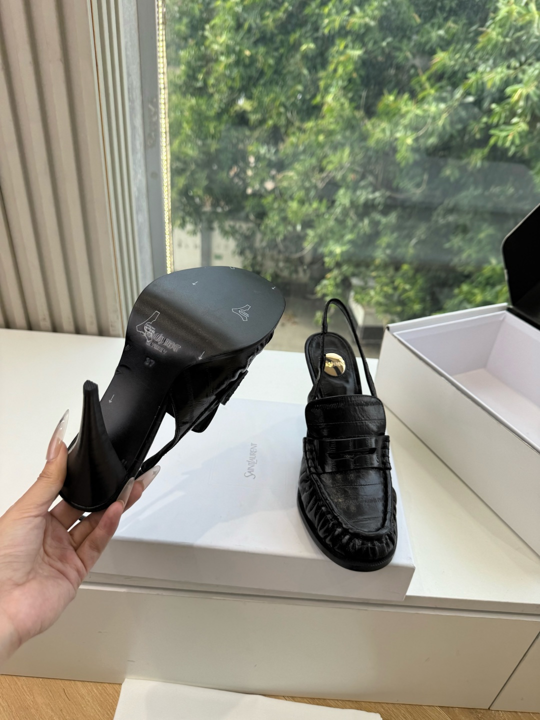 G988顶级品质Saint Laurent / 圣罗兰新款单鞋高跟鞋YSL姐姐的美丽尤物高跟鞋 又是人间圣罗兰 Rose