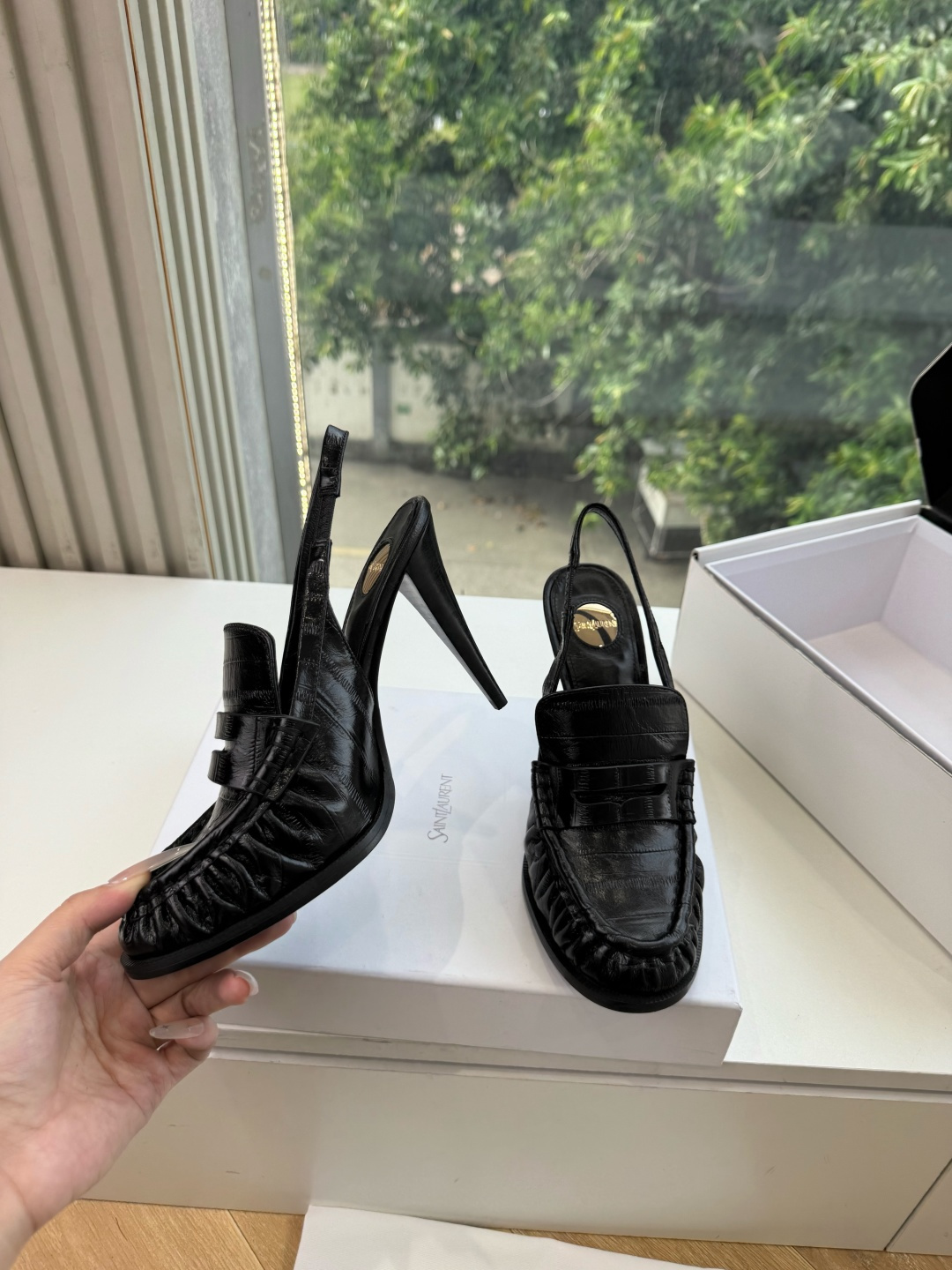 G988顶级品质Saint Laurent / 圣罗兰新款单鞋高跟鞋YSL姐姐的美丽尤物高跟鞋 又是人间圣罗兰 Rose