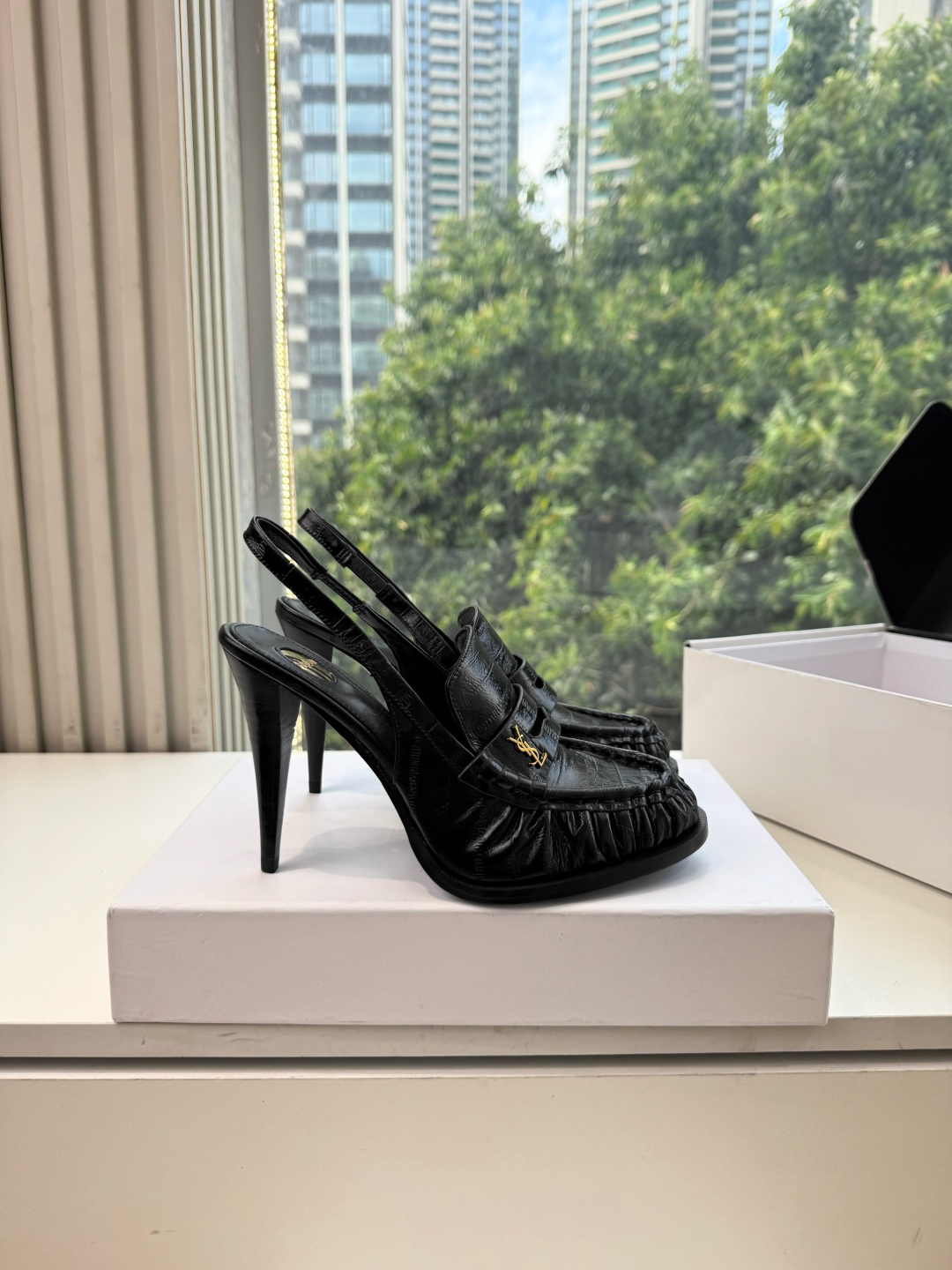 G988顶级品质Saint Laurent / 圣罗兰新款单鞋高跟鞋YSL姐姐的美丽尤物高跟鞋 又是人间圣罗兰 Rose