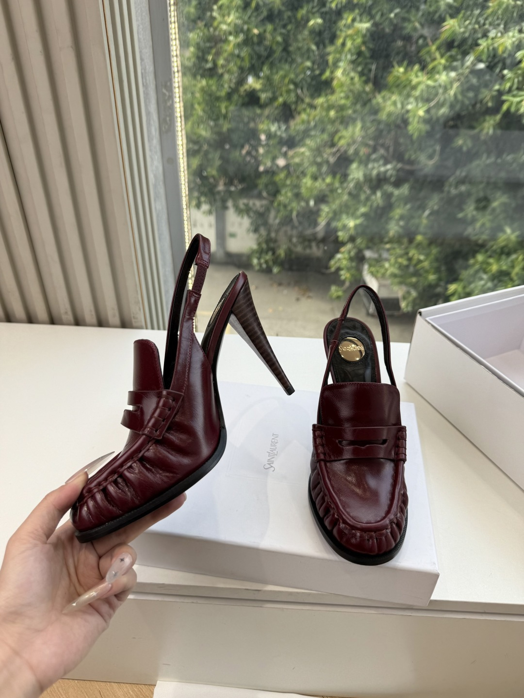 G988顶级品质Saint Laurent / 圣罗兰新款单鞋高跟鞋YSL姐姐的美丽尤物高跟鞋 又是人间圣罗兰 Rose