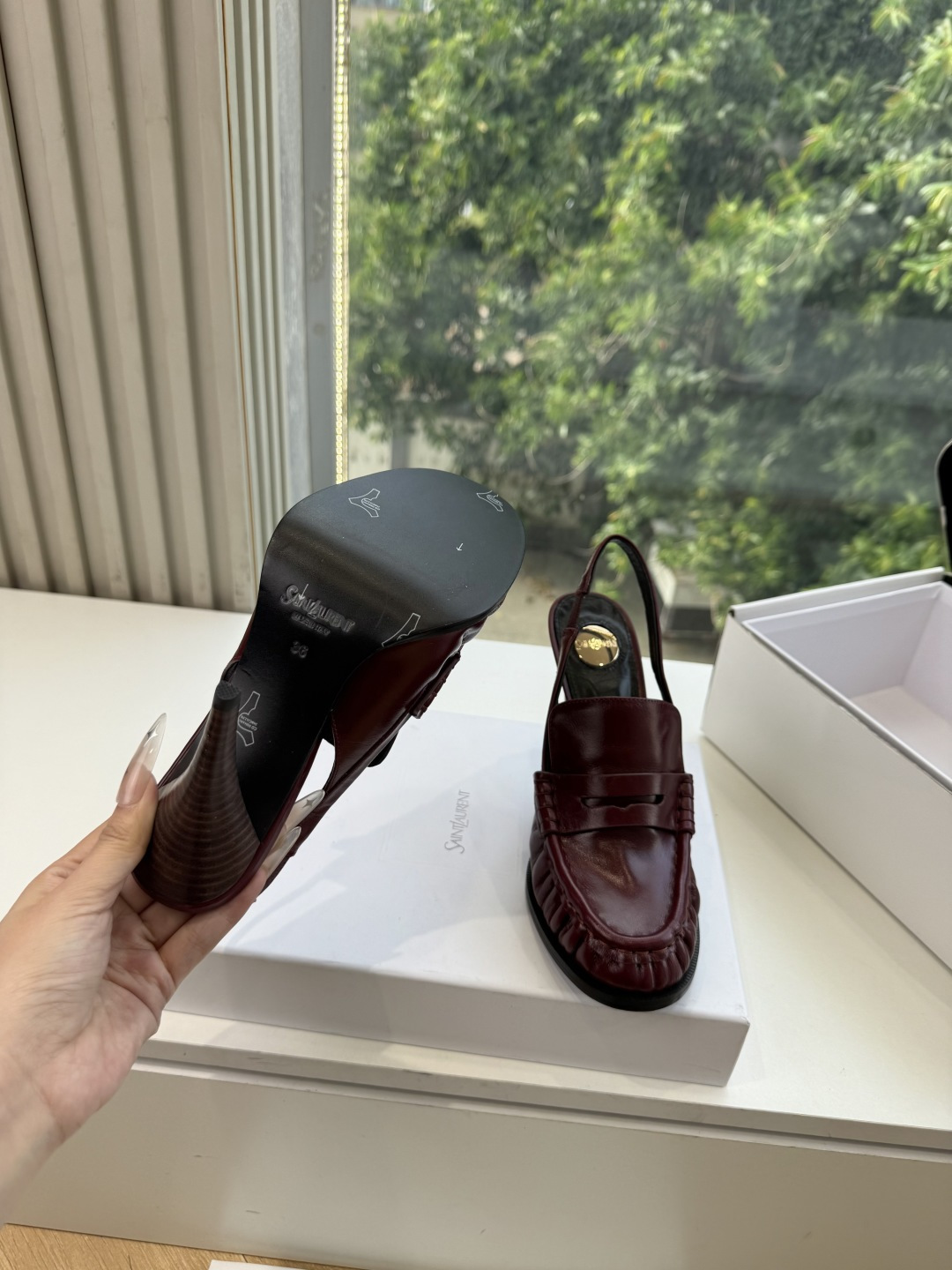 G988顶级品质Saint Laurent / 圣罗兰新款单鞋高跟鞋YSL姐姐的美丽尤物高跟鞋 又是人间圣罗兰 Rose