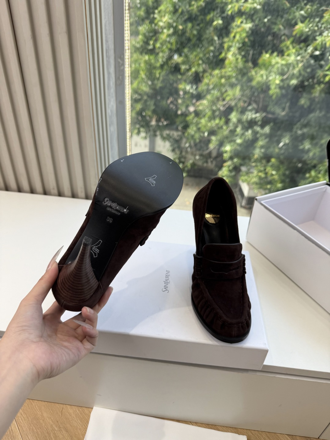 G988顶级品质Saint Laurent / 圣罗兰新款单鞋高跟鞋YSL姐姐的美丽尤物高跟鞋 又是人间圣罗兰 Rose G988顶级品质Saint Laurent / 圣罗兰新款单鞋高跟鞋YSL姐姐的美丽尤物高跟鞋 又是人间圣罗兰 Rose