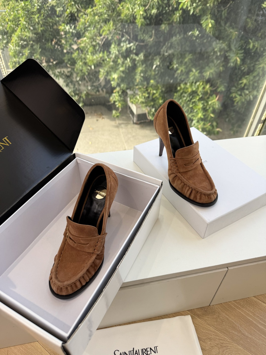 G988顶级品质Saint Laurent / 圣罗兰新款单鞋高跟鞋YSL姐姐的美丽尤物高跟鞋 又是人间圣罗兰 Rose