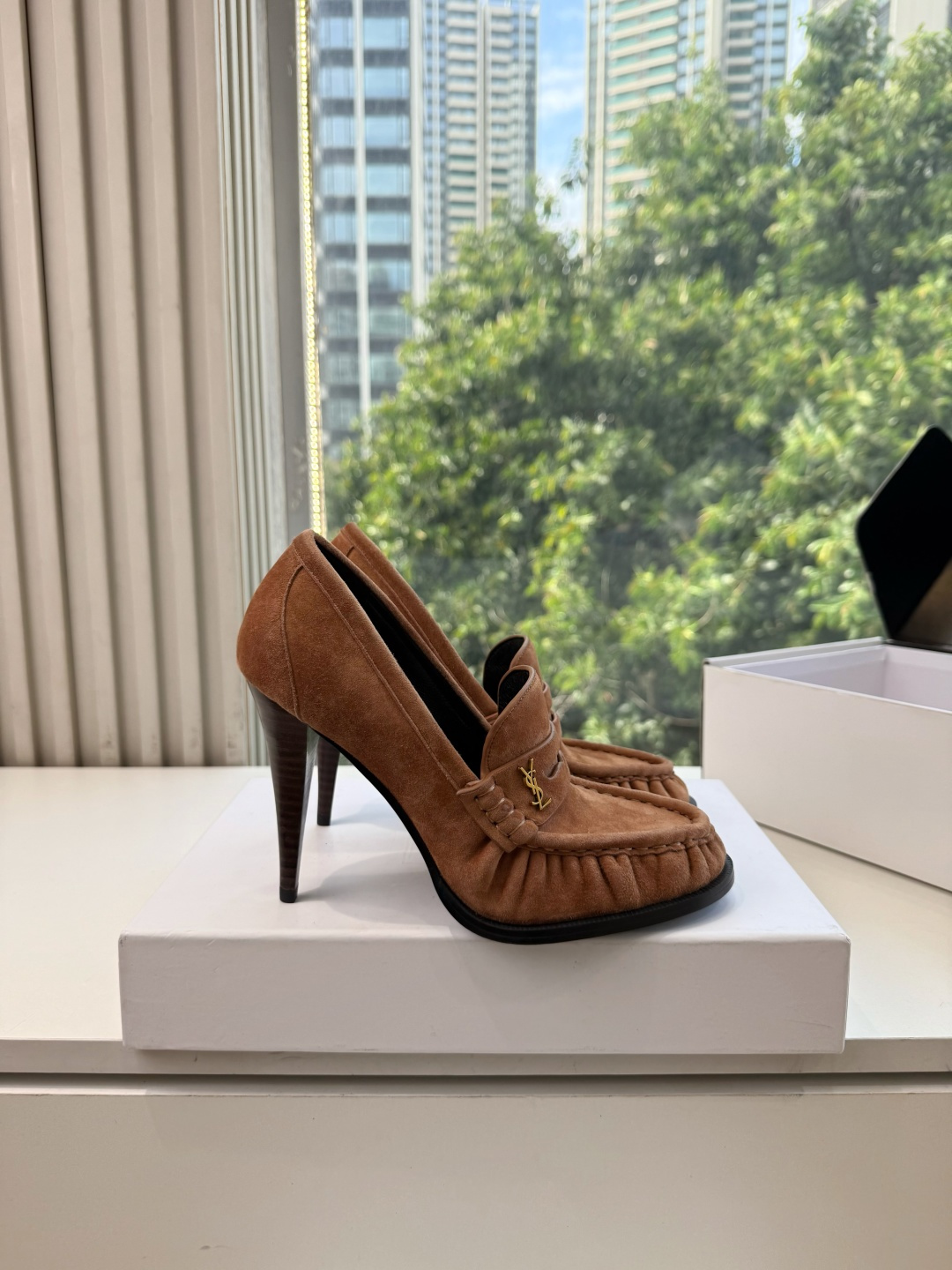 G988顶级品质Saint Laurent / 圣罗兰新款单鞋高跟鞋YSL姐姐的美丽尤物高跟鞋 又是人间圣罗兰 Rose