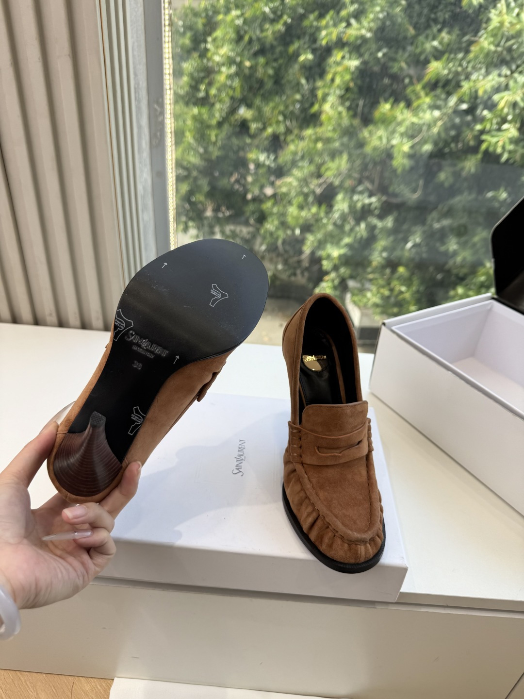 G988顶级品质Saint Laurent / 圣罗兰新款单鞋高跟鞋YSL姐姐的美丽尤物高跟鞋 又是人间圣罗兰 Rose