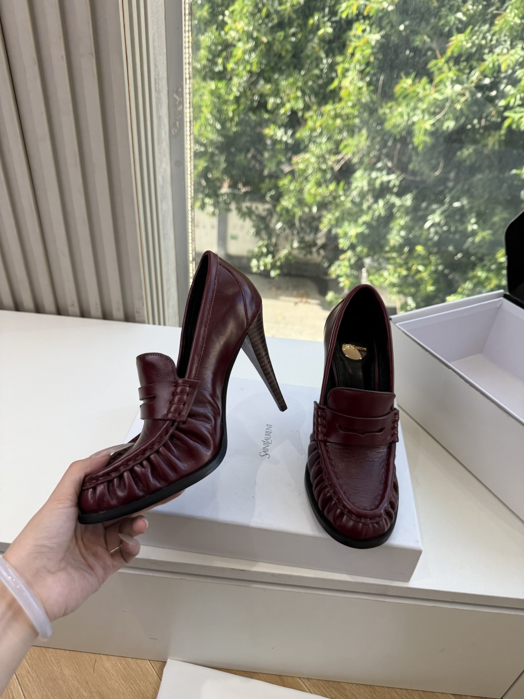 G988顶级品质Saint Laurent / 圣罗兰新款单鞋高跟鞋YSL姐姐的美丽尤物高跟鞋 又是人间圣罗兰 Rose