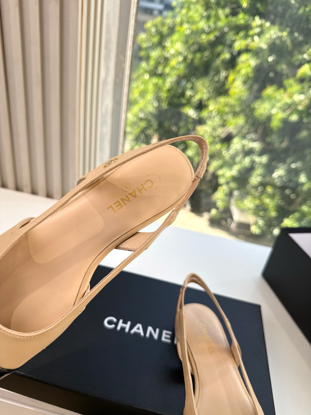 G238所见即所得代购级CHANE*2026小香奈儿爆品玛丽珍包头单鞋凉鞋 妥妥的自留款！！比经典款Slingback舒