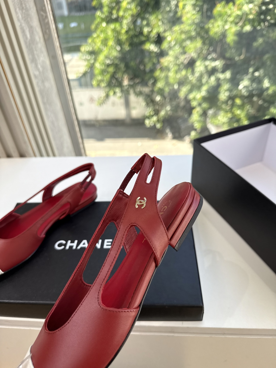 G238所见即所得代购级CHANE*2026小香奈儿爆品玛丽珍包头单鞋凉鞋 妥妥的自留款！！比经典款Slingback舒