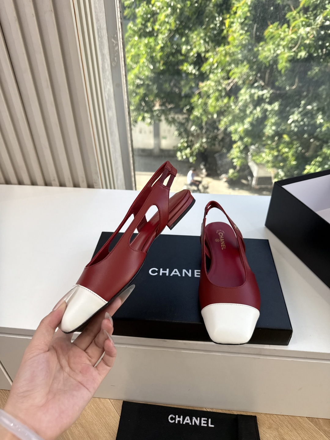 G238所见即所得代购级CHANE*2026小香奈儿爆品玛丽珍包头单鞋凉鞋 妥妥的自留款！！比经典款Slingback舒
