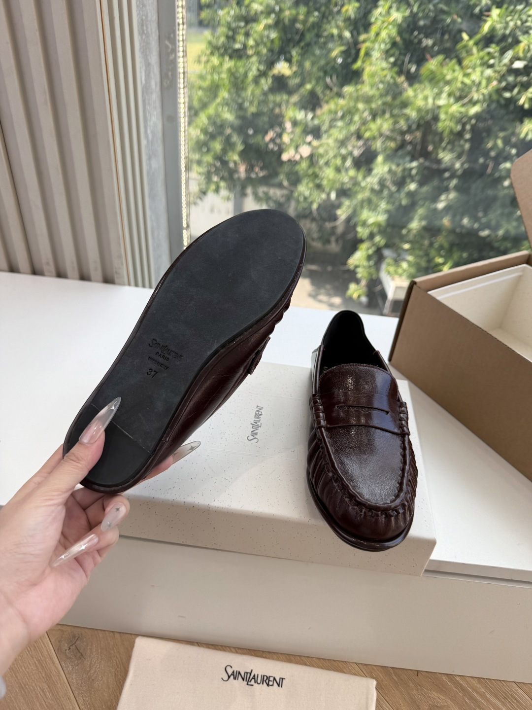 G288隐形内增高Saint Lauren*YSL圣罗兰新品YSL情侣系列乐福鞋小logo乐福鞋半拖标志性的小logo是 G288隐形内增高Saint Lauren*YSL圣罗兰新品YSL情侣系列乐福鞋小logo乐福鞋半拖标志性的小logo是