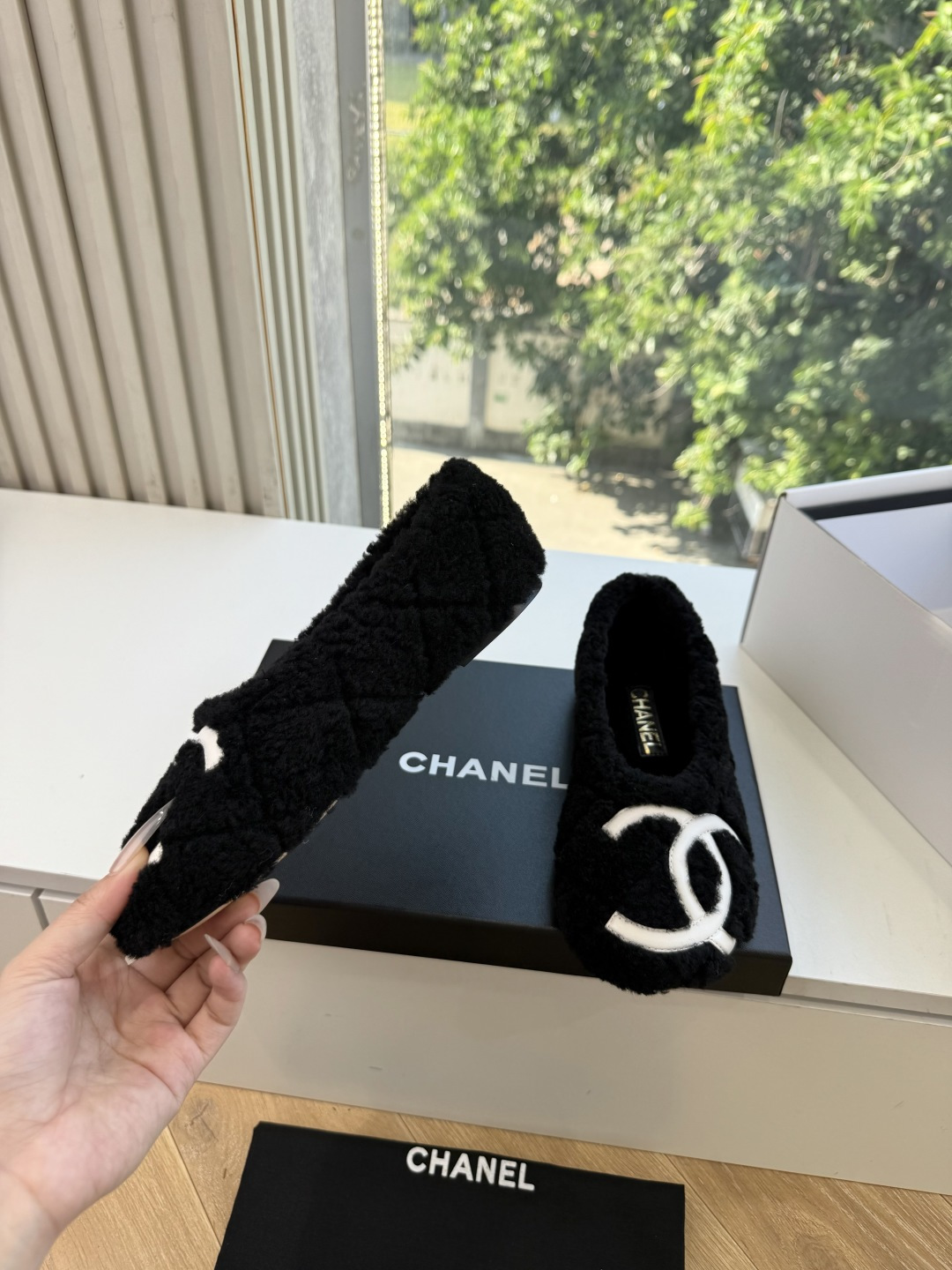 G273所见即所得代购级CHANE小香奈儿爆品编织玛丽珍包头单鞋棉鞋毛毛鞋 妥妥的自留款！！比经典款Slingback舒