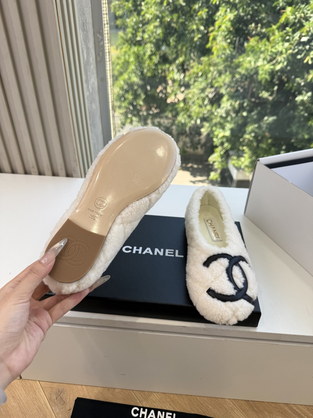 G273所见即所得代购级CHANE小香奈儿爆品编织玛丽珍包头单鞋棉鞋毛毛鞋 妥妥的自留款！！比经典款Slingback舒