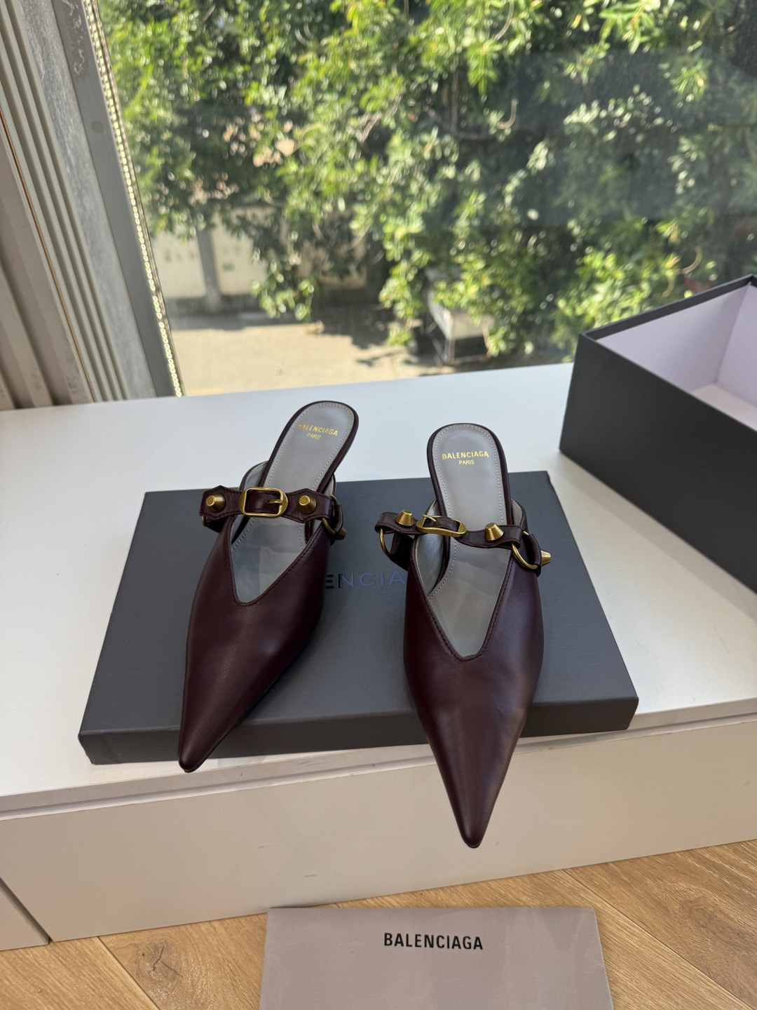G289所见即所得Balenciag巴黎世家芭蕾高跟单鞋舞鞋巴黎世家非常经典的设计，高跟鞋非常性感，搭配狂野自我！不羁风