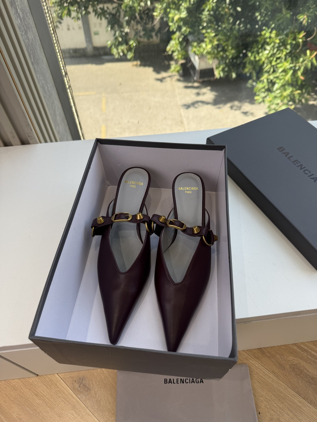G289所见即所得Balenciag巴黎世家芭蕾高跟单鞋舞鞋巴黎世家非常经典的设计，高跟鞋非常性感，搭配狂野自我！不羁风