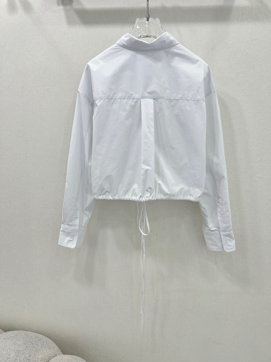Original Scavenger Dress: Alex Wang White Shirt with Luxe Logo Embroidery - 图片 8