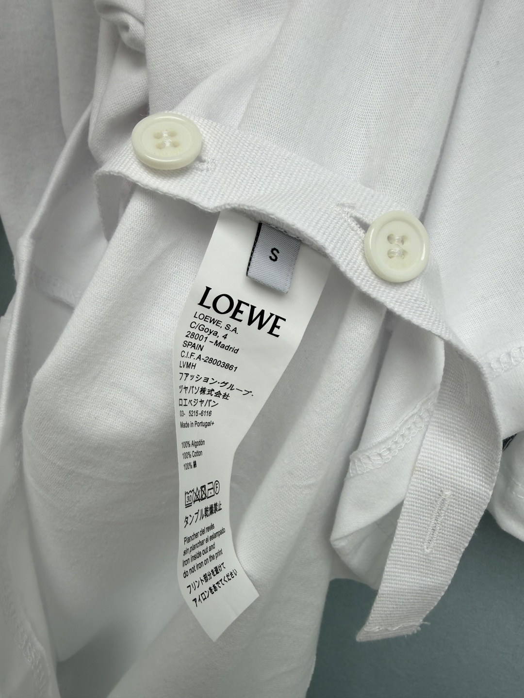 🔥🔥Loew*26新款复古美式印花短袖T恤 多种穿搭方式 可宽松常规版型 内含抽绳纽扣可系扣秒变两侧褶皱