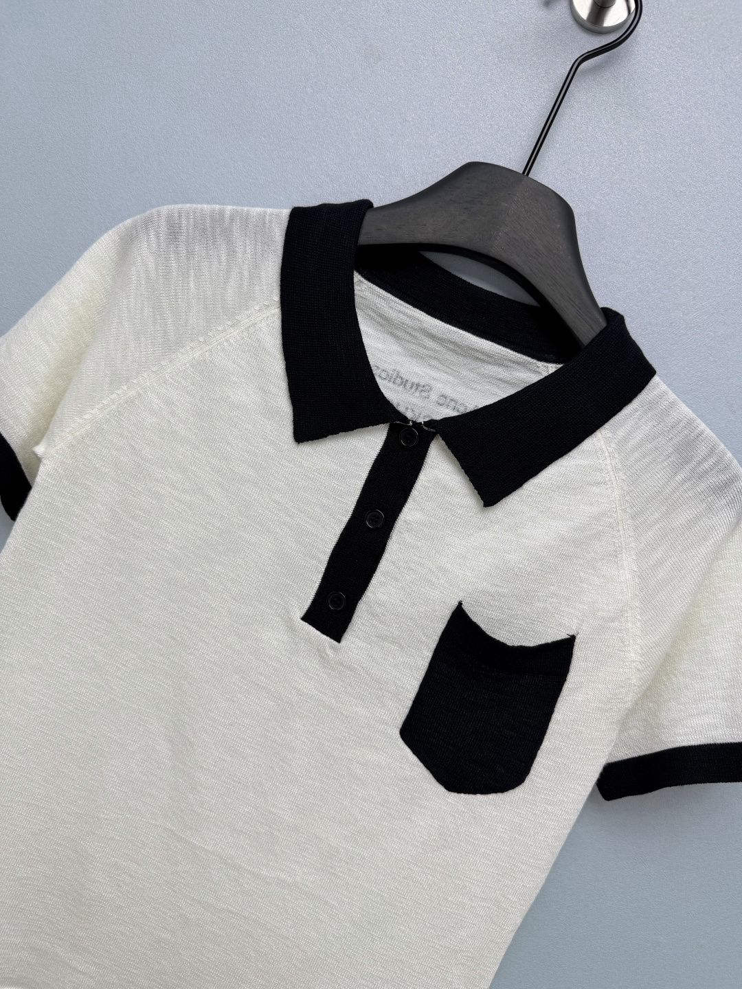 🔥🔥Acne Studi*26新款撞色Polo针织短袖,奶白/浅蓝双色可选,自带学院风与松弛感,是春夏日 🔥🔥Acne Studi*26新款撞色Polo针织短袖,奶白/浅蓝双色可选,自带学院风与松弛感,是春夏日