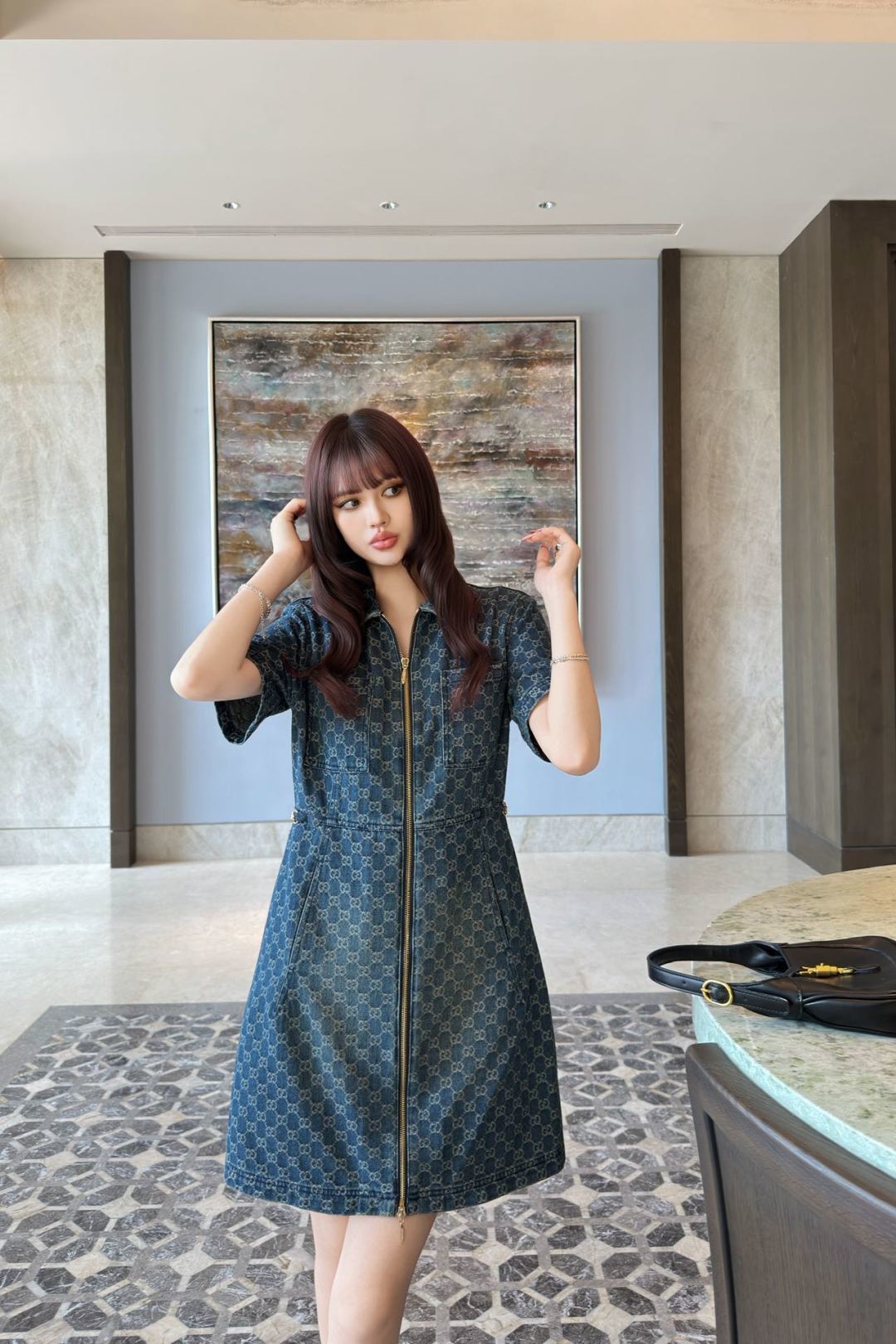 NO:865004,Model pictures, Gucci-clothing, gucci,19860909模特图,古驰-服装,gucci,,Women's clothing