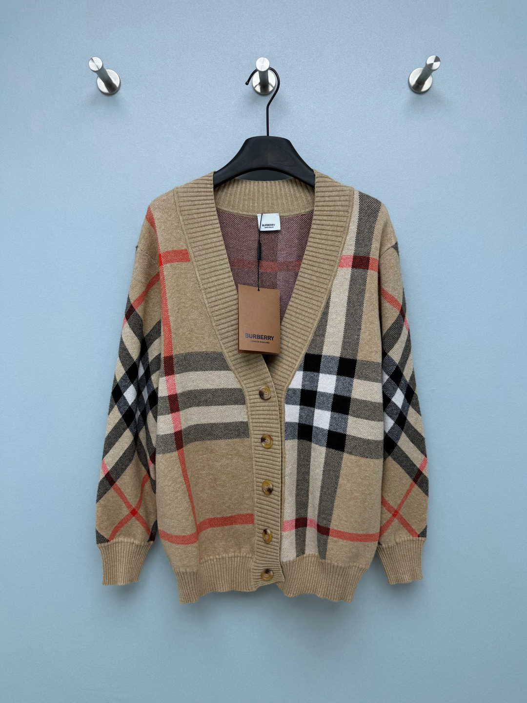 Классический кардиган Burberry в клетку