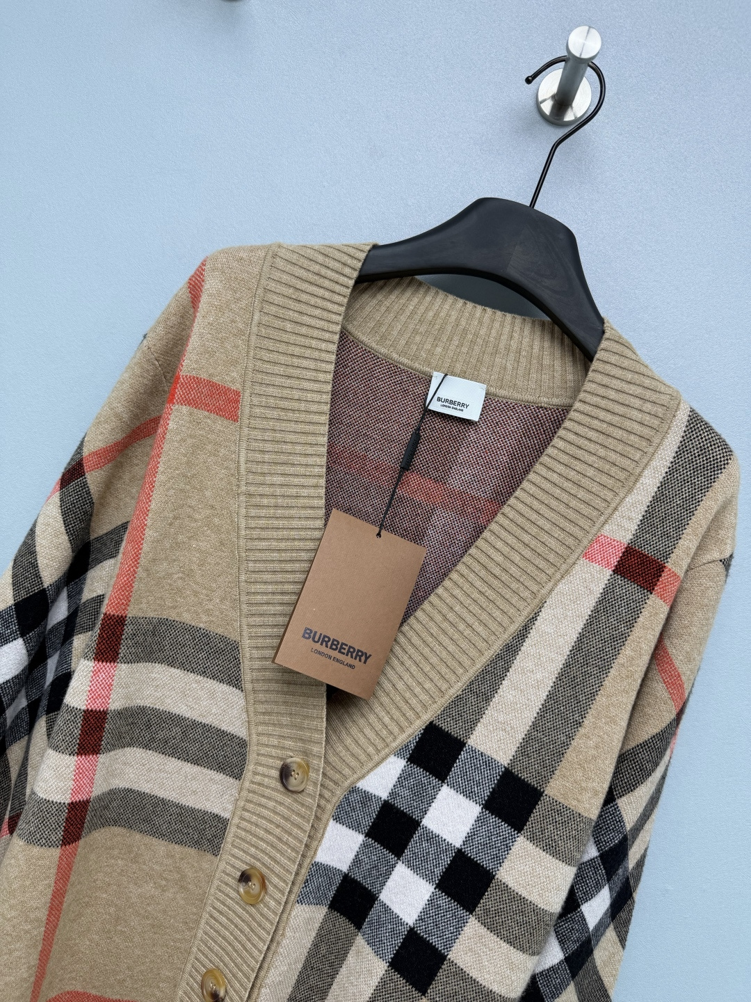 Классический кардиган Burberry в клетку