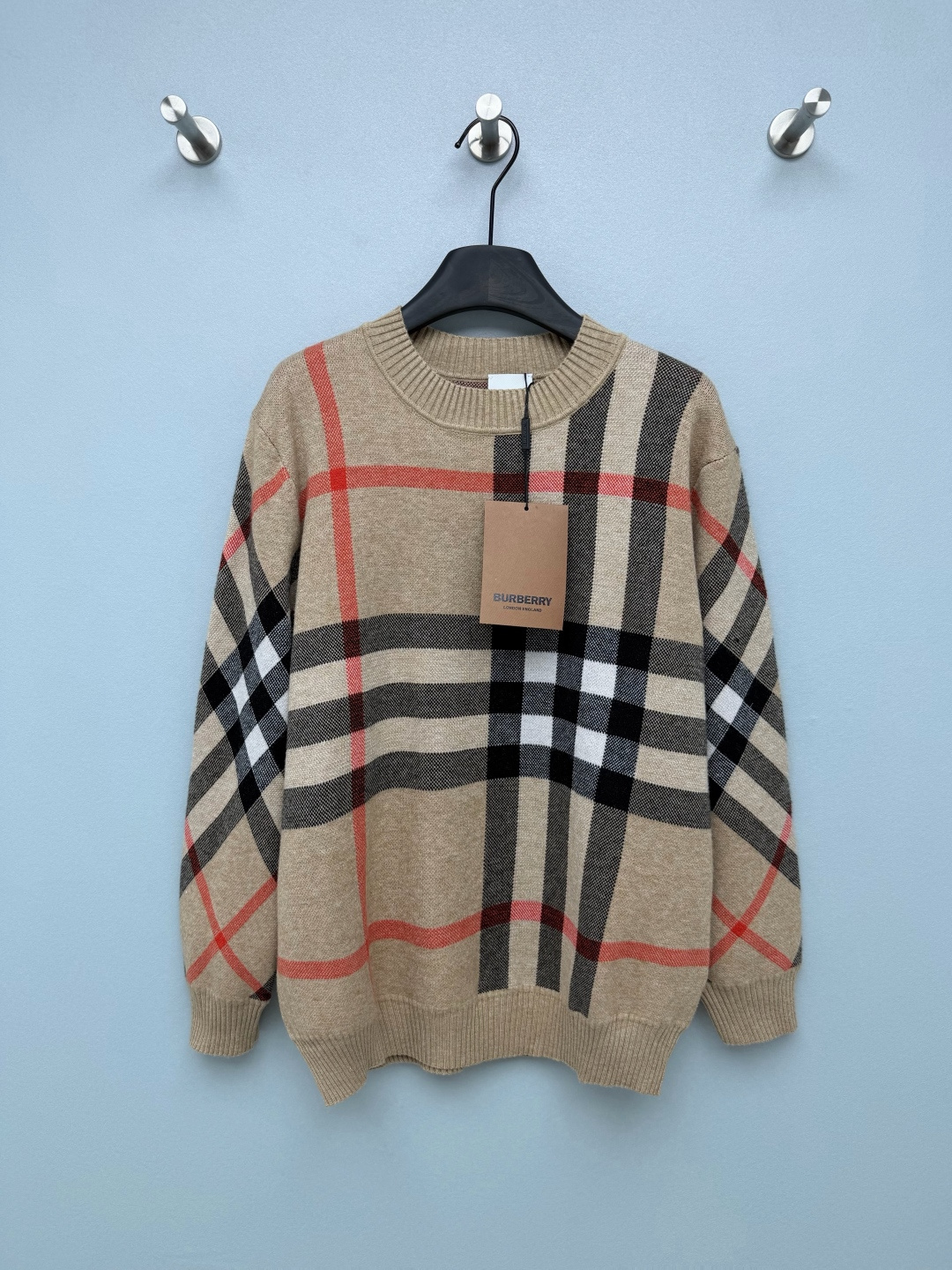 Свитер Burberry с классическим клетчатым узором
