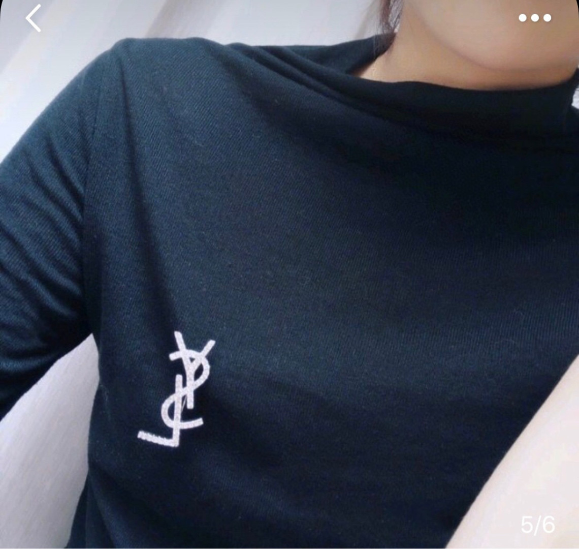 SAINT LAURENT PARIS 圣罗兰专柜新款YSL胸针独家官网施华洛世奇水晶 ➕黄铜材质 ．