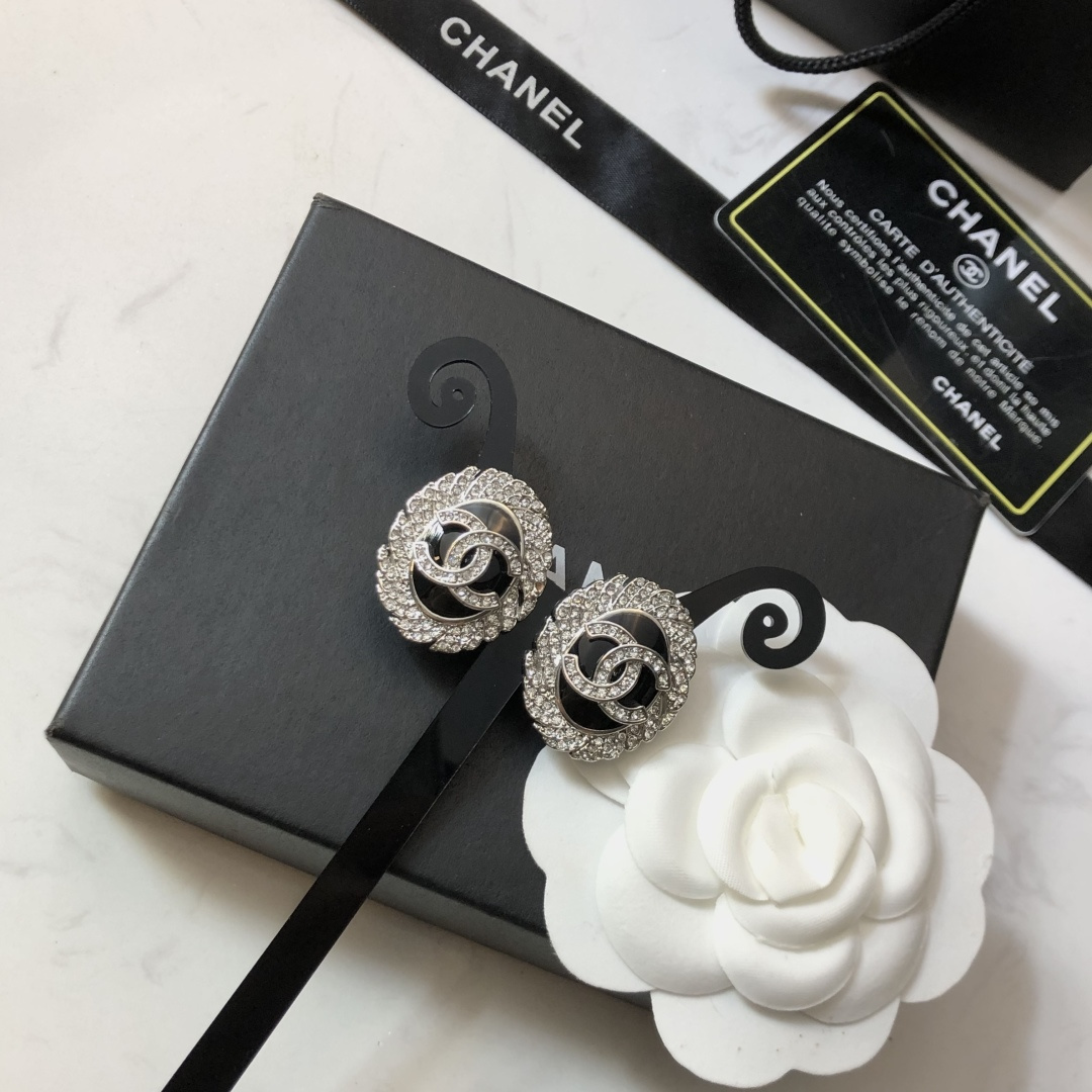 Chanel Chanel香奈儿官网25s新款春夏耳环 合