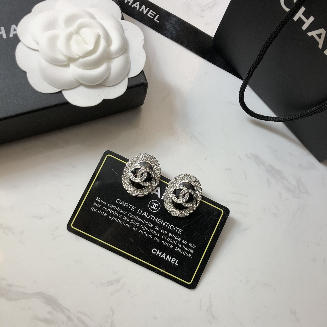 Chanel Chanel香奈儿官网25s新款春夏耳环 合