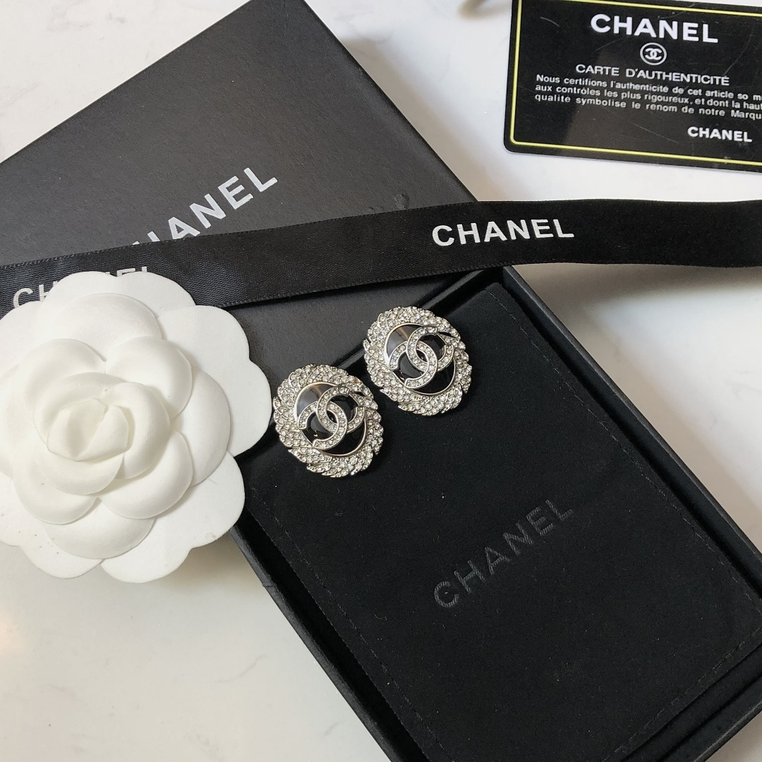 Chanel Chanel香奈儿官网25s新款春夏耳环 合