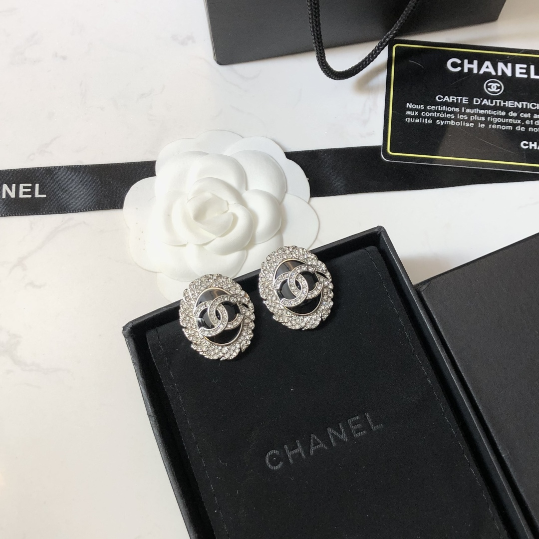 Chanel Chanel香奈儿官网25s新款春夏耳环 合