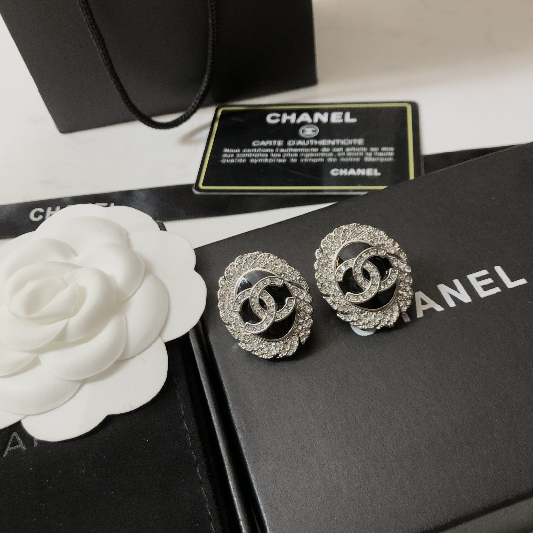 Chanel Chanel香奈儿官网25s新款春夏耳环 合