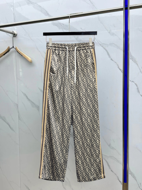 Fendi 2025 Spring Logo Print Casual Pants - Comfort & Style Combined 1 Fendi 2025 Spring Logo Print Casual Pants - Comfort & Style Combined